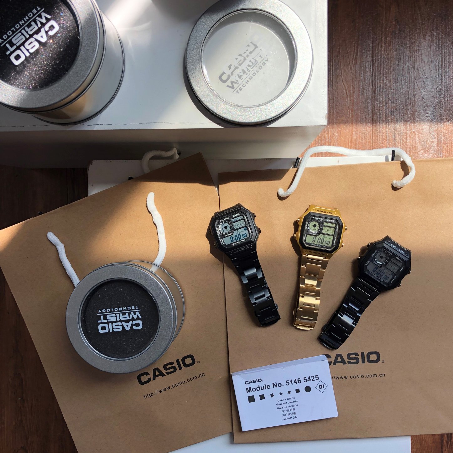 Vintage Casio AE-1200WHD-1A: Waterproof Steel Map Watch for Men – Classic and Stylish - 图片 7