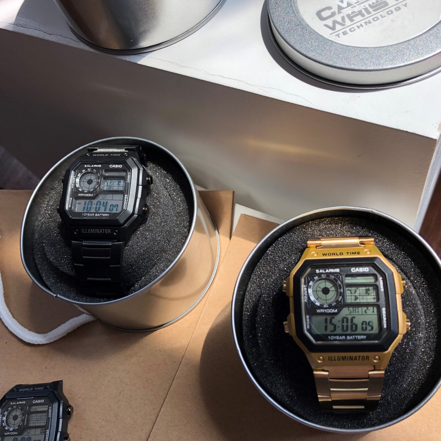 Vintage Casio AE-1200WHD-1A: Waterproof Steel Map Watch for Men – Classic and Stylish - 图片 8