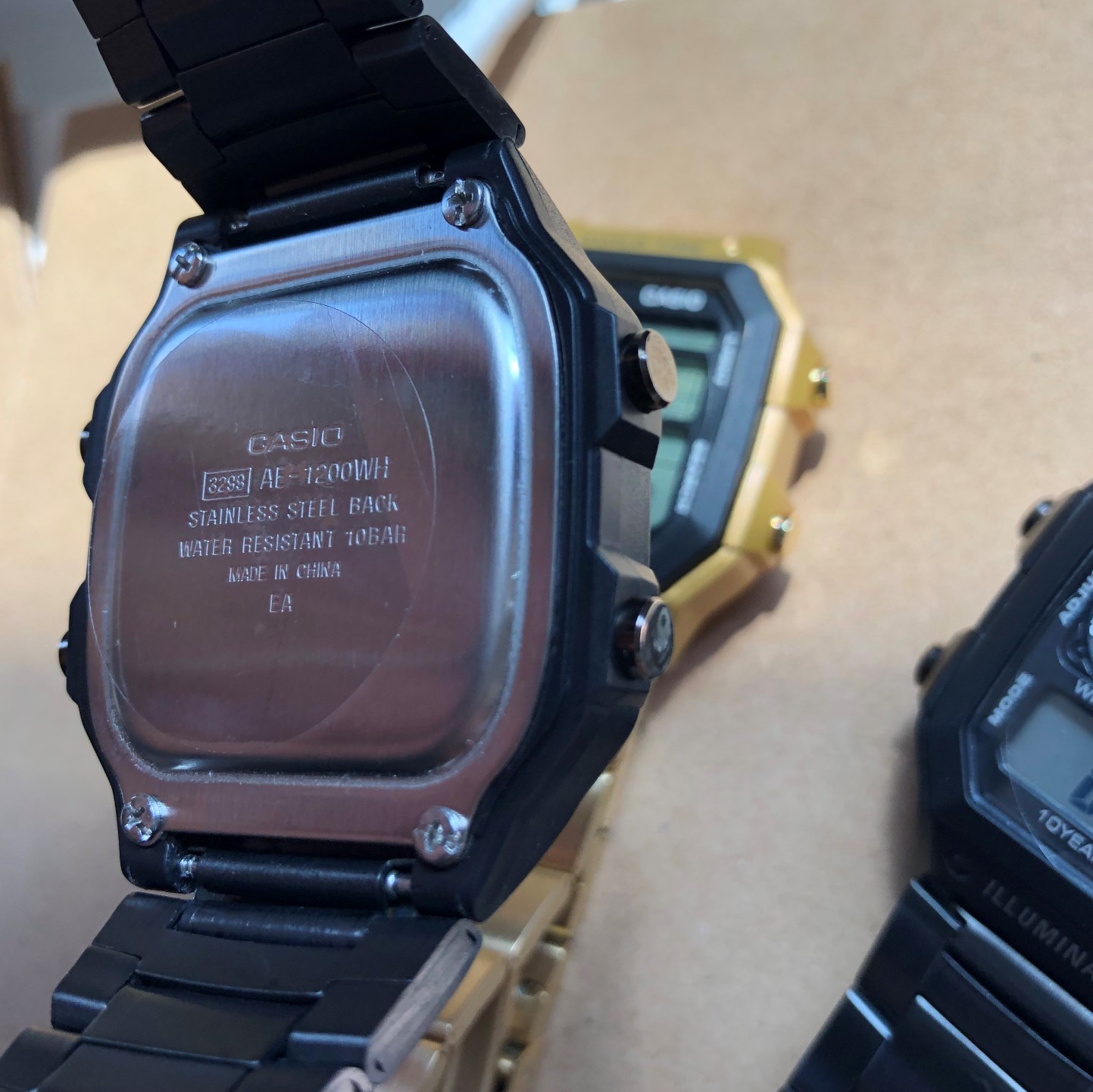 Vintage Casio AE-1200WHD-1A: Waterproof Steel Map Watch for Men – Classic and Stylish - 图片 9