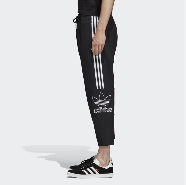 90 专柜款Adidas/阿迪达斯三叶草春季情侣款九分运动裤！！ adidas三叶草情侣款九分裤，上身效果超级好！