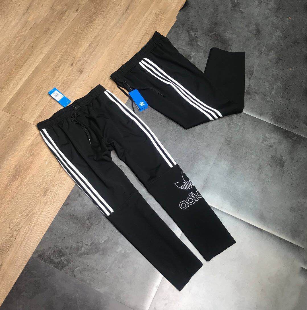 90 专柜款Adidas/阿迪达斯三叶草春季情侣款九分运动裤！！ adidas三叶草情侣款九分裤，上身效果超级好！