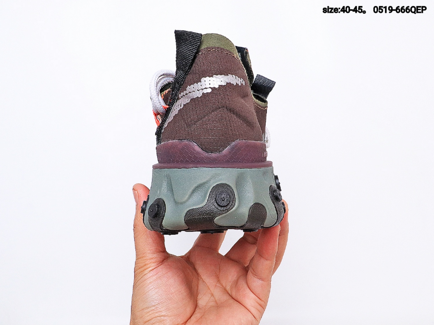 140   耐克Nike React Runner WR ISPA“ Velvet Brown”瑞亚车手系列解构高桥盾机能休闲运动低帮慢跑鞋0519-666QE