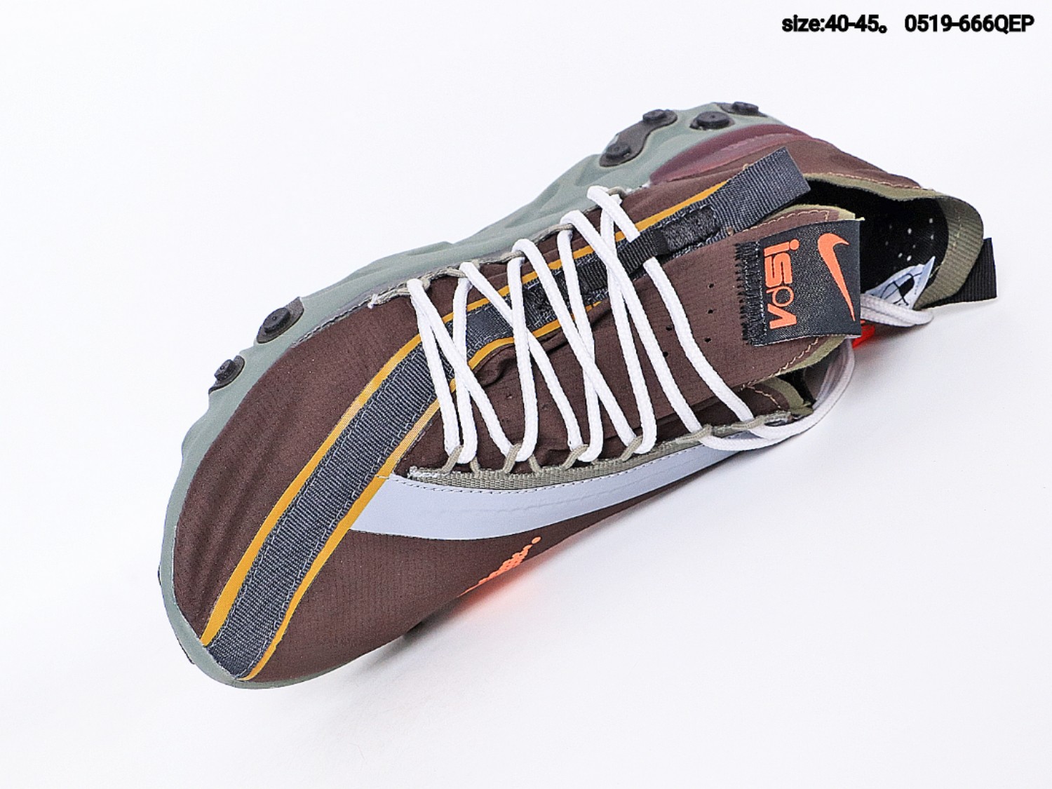 140   耐克Nike React Runner WR ISPA“ Velvet Brown”瑞亚车手系列解构高桥盾机能休闲运动低帮慢跑鞋0519-666QE