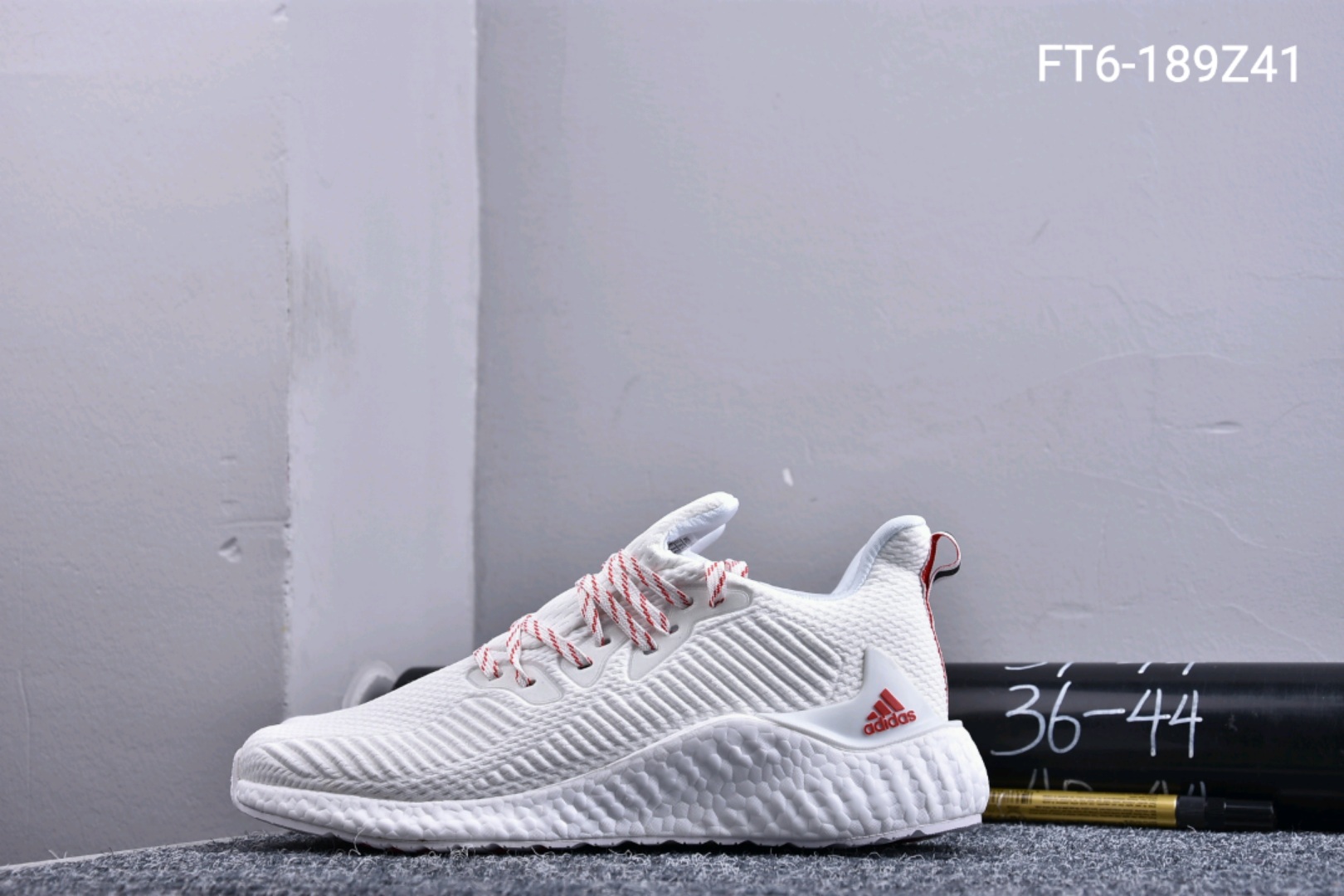 150！ Adidas Alphabounce beyond 阿尔法爆米花 配备「毒」家钢扣钥匙 官方水泥袋 防伪扣