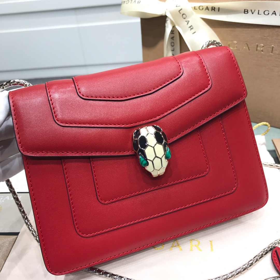 BVLGARI宝格丽进口原单牛皮原单品质单层肩背包61879