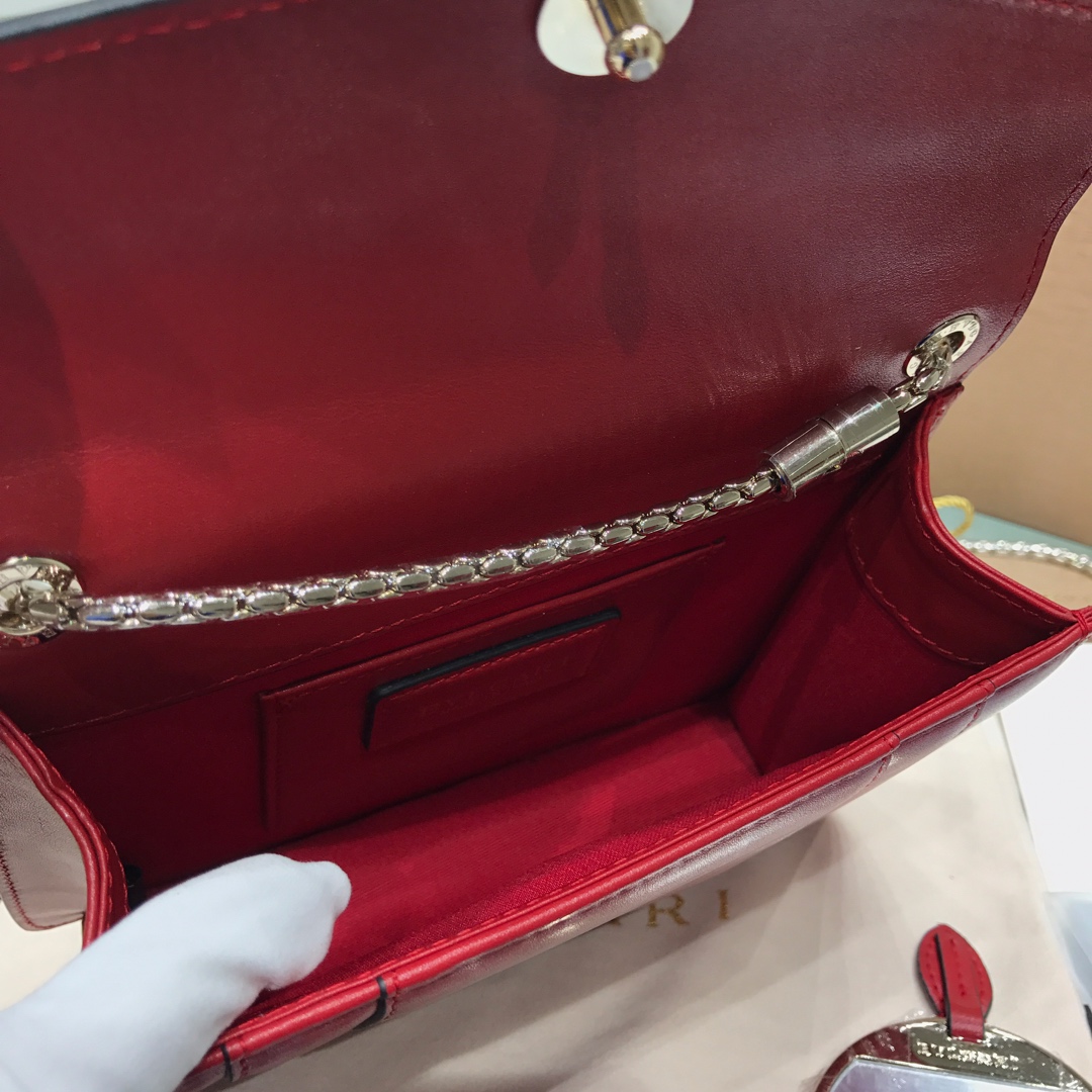 BVLGARI宝格丽进口原单牛皮原单品质单层肩背包61879