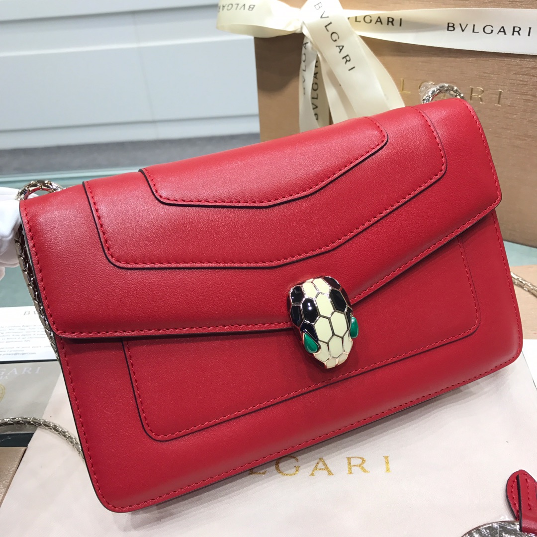 BVLGARI宝格丽进口原单牛皮原单品质单层肩背包61885