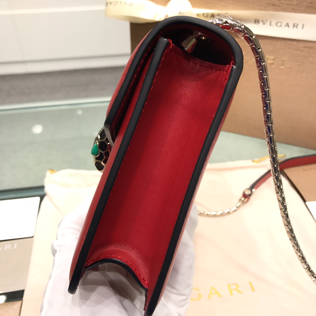 BVLGARI宝格丽进口原单牛皮原单品质单层肩背包61885