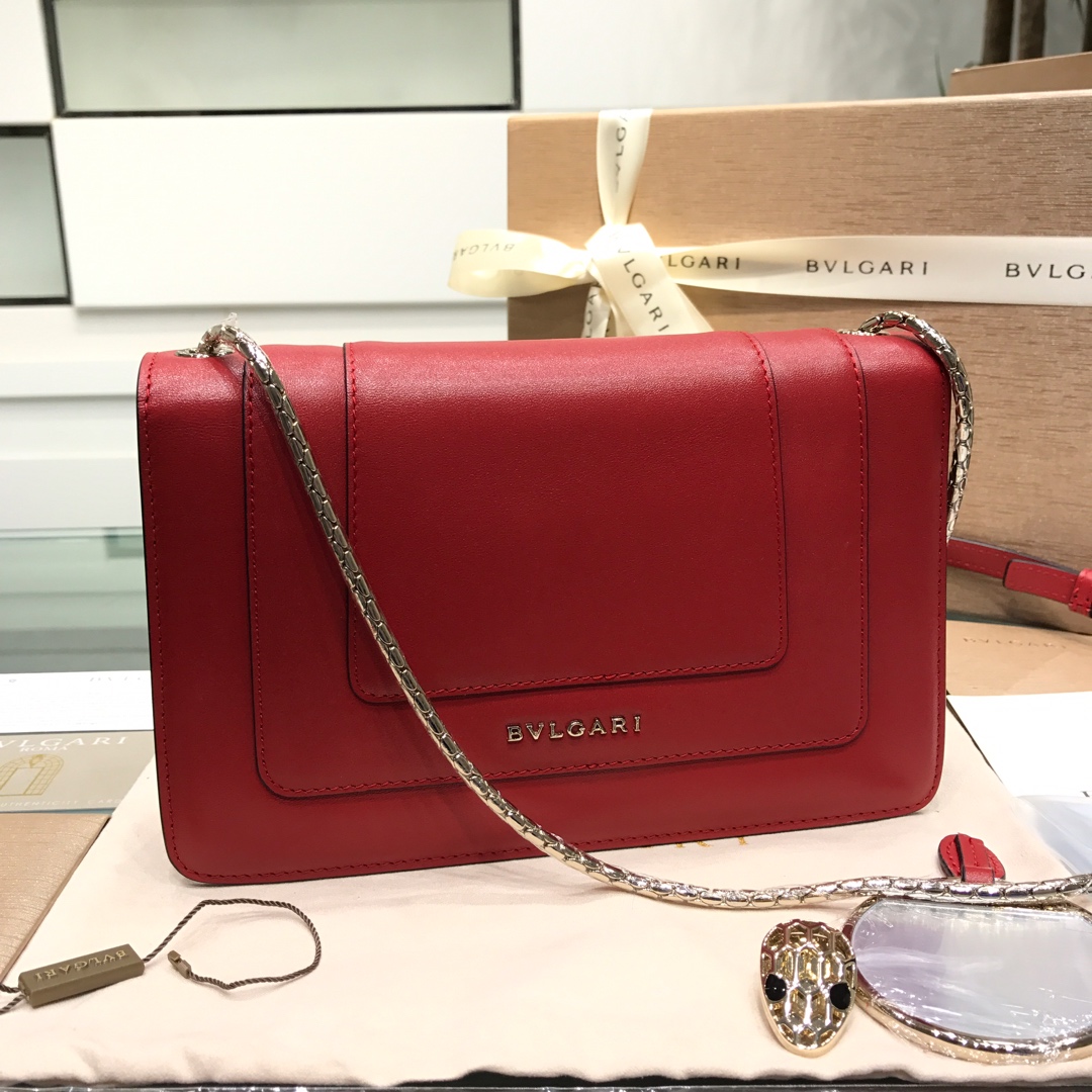 BVLGARI宝格丽进口原单牛皮原单品质单层肩背包61885