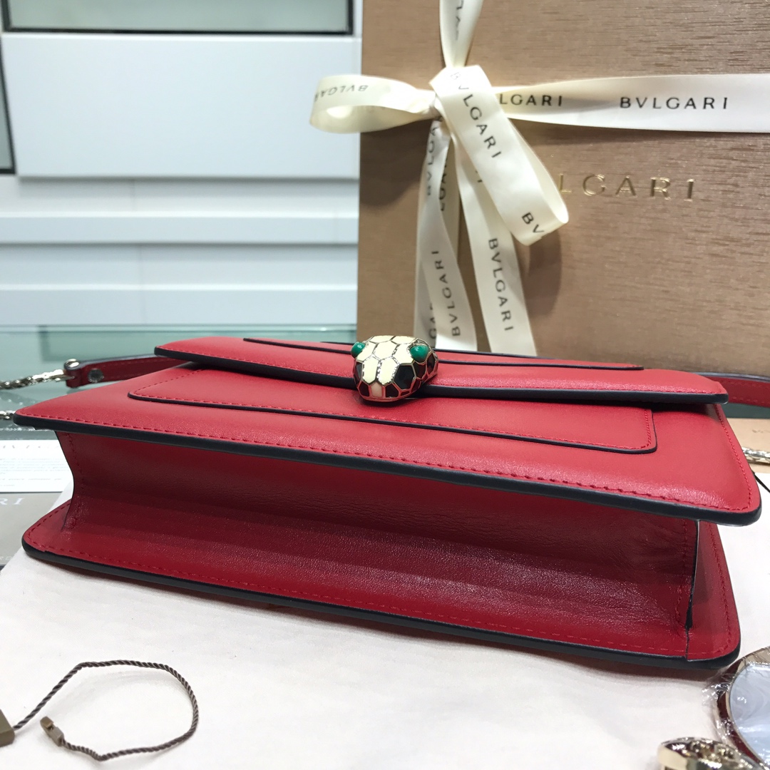 BVLGARI宝格丽进口原单牛皮原单品质单层肩背包61885