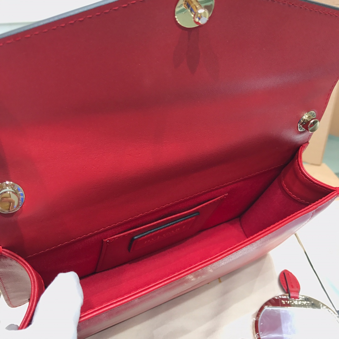 BVLGARI宝格丽进口原单牛皮原单品质单层肩背包61885