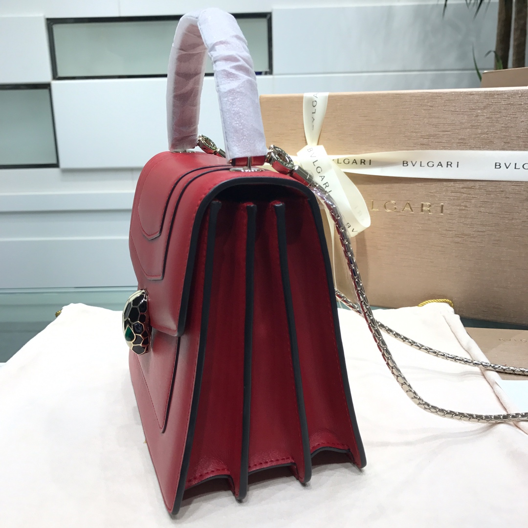 BVLGARI宝格丽进口原单牛皮原单品质三层手提包38329