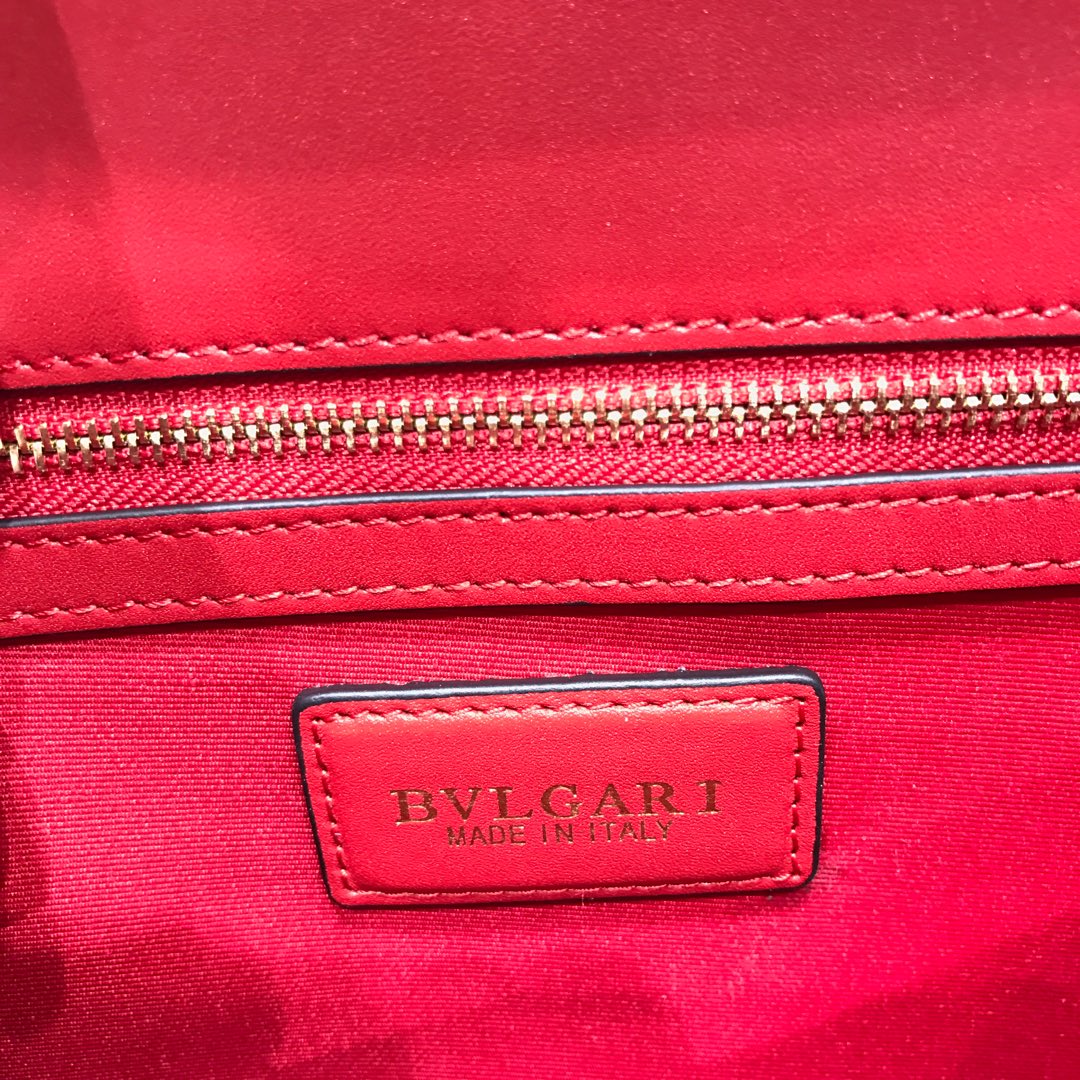 BVLGARI宝格丽进口原单牛皮原单品质双层肩背包38326