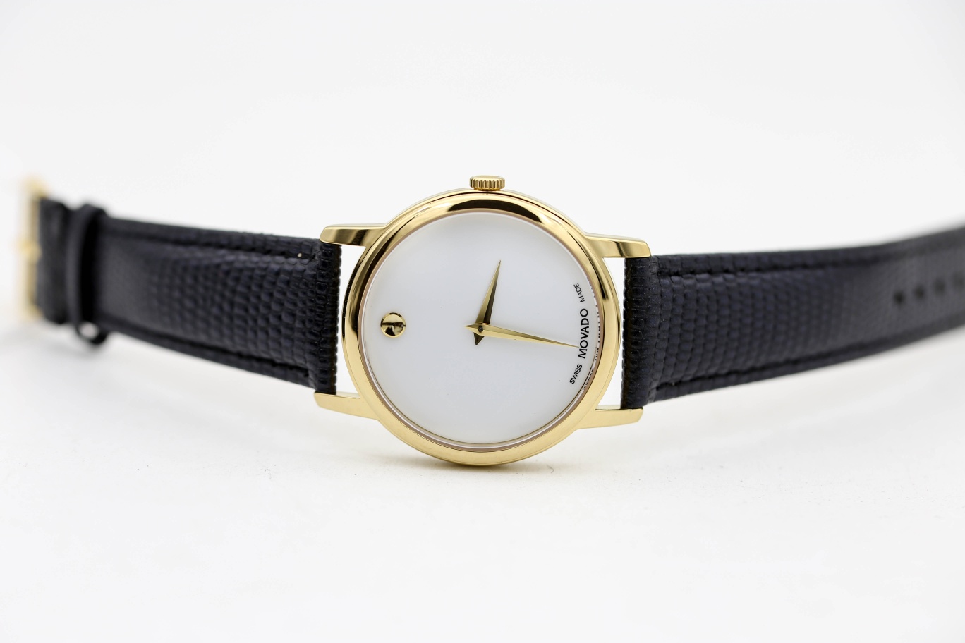 Movado Museum Series: Elegant Foreign Trade Stone-to-Face Belt Watches - 图片 5