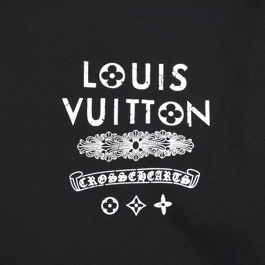 160 LOUIS VUITTON Chrome Hearts路易威登联名克罗心秀场