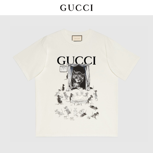 Gucci Summer Series T-Shirt - Premium Cotton, Classic Fit, Unisex Design 1 Gucci Summer Series T-Shirt - Premium Cotton, Classic Fit, Unisex Design