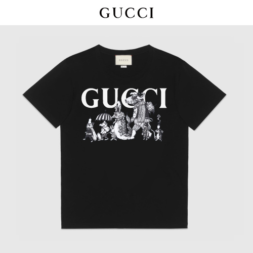 Gucci Summer Series Graphic Print T-Shirt, Casual Cotton Tee for Men and Women 1 Gucci Summer Series Graphic Print T-Shirt, Casual Cotton Tee for Men and Women