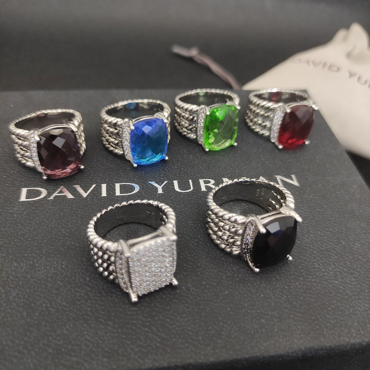 David Yurman Large Nail Ring with Drills, Size 6-9, Available in US Sizes - 图片 4