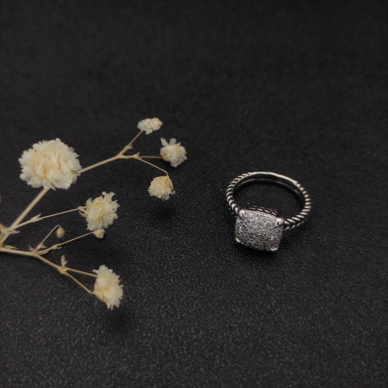 David Yurman Diamond Rings Collection: Four Claws, Various Sizes, DYJZ-040 - 图片 6
