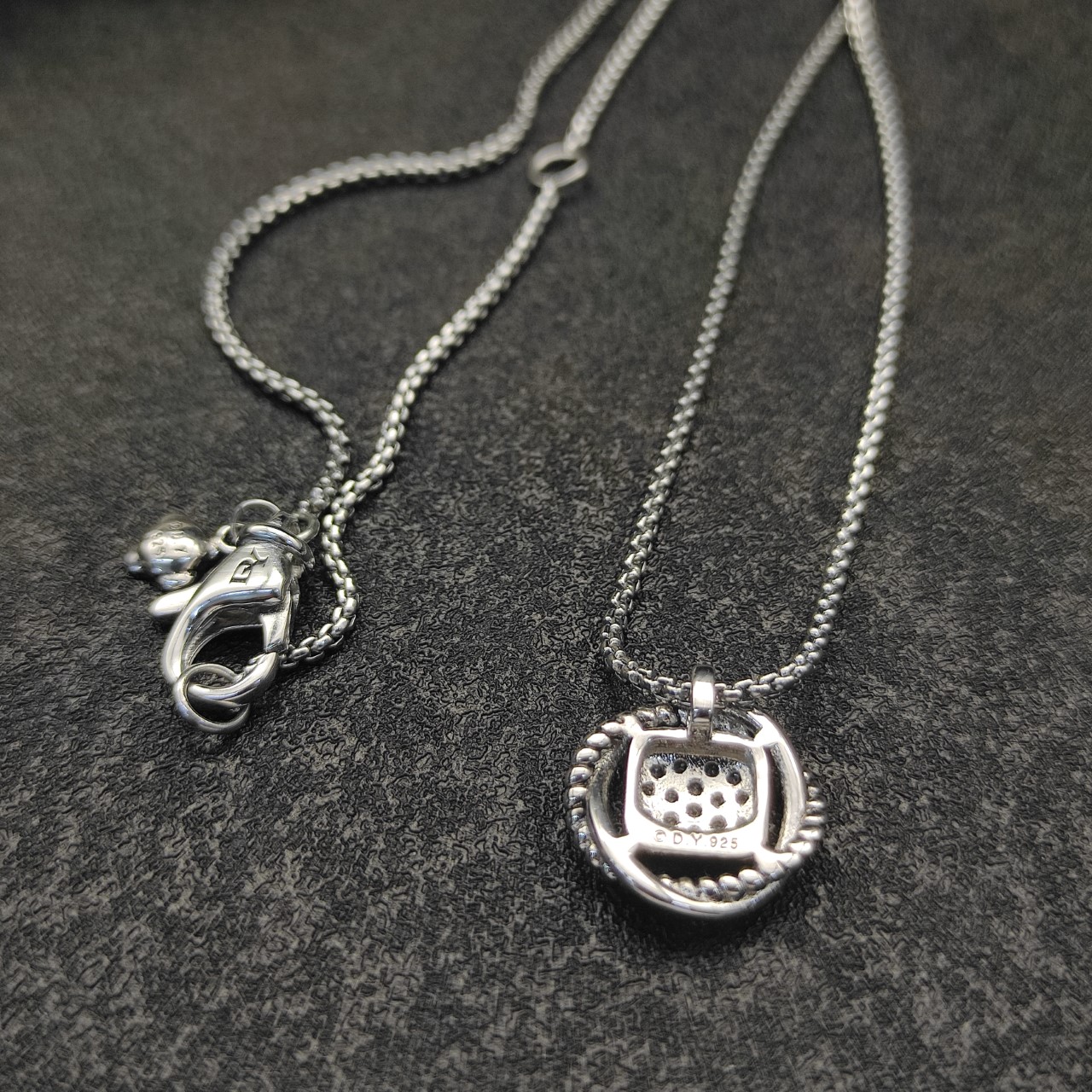 David Yurman New Line: 1.5mm Thick Drilled Chain Necklace, DYXL-071 - 图片 4