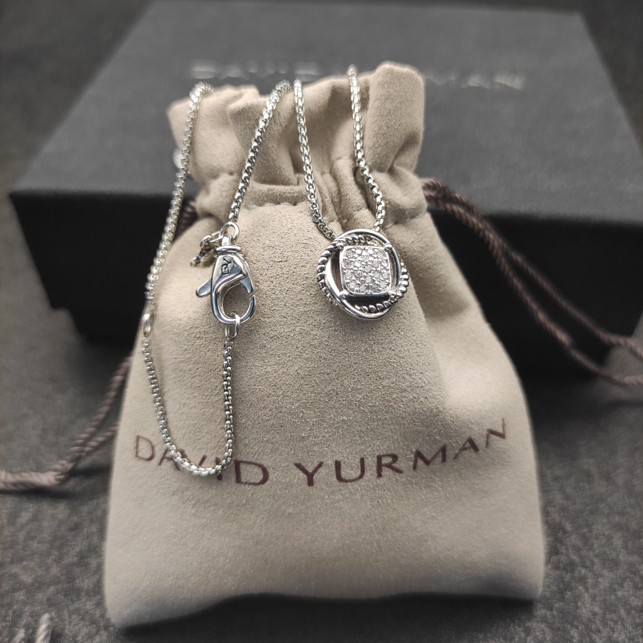 David Yurman New Line: 1.5mm Thick Drilled Chain Necklace, DYXL-071 - 图片 7