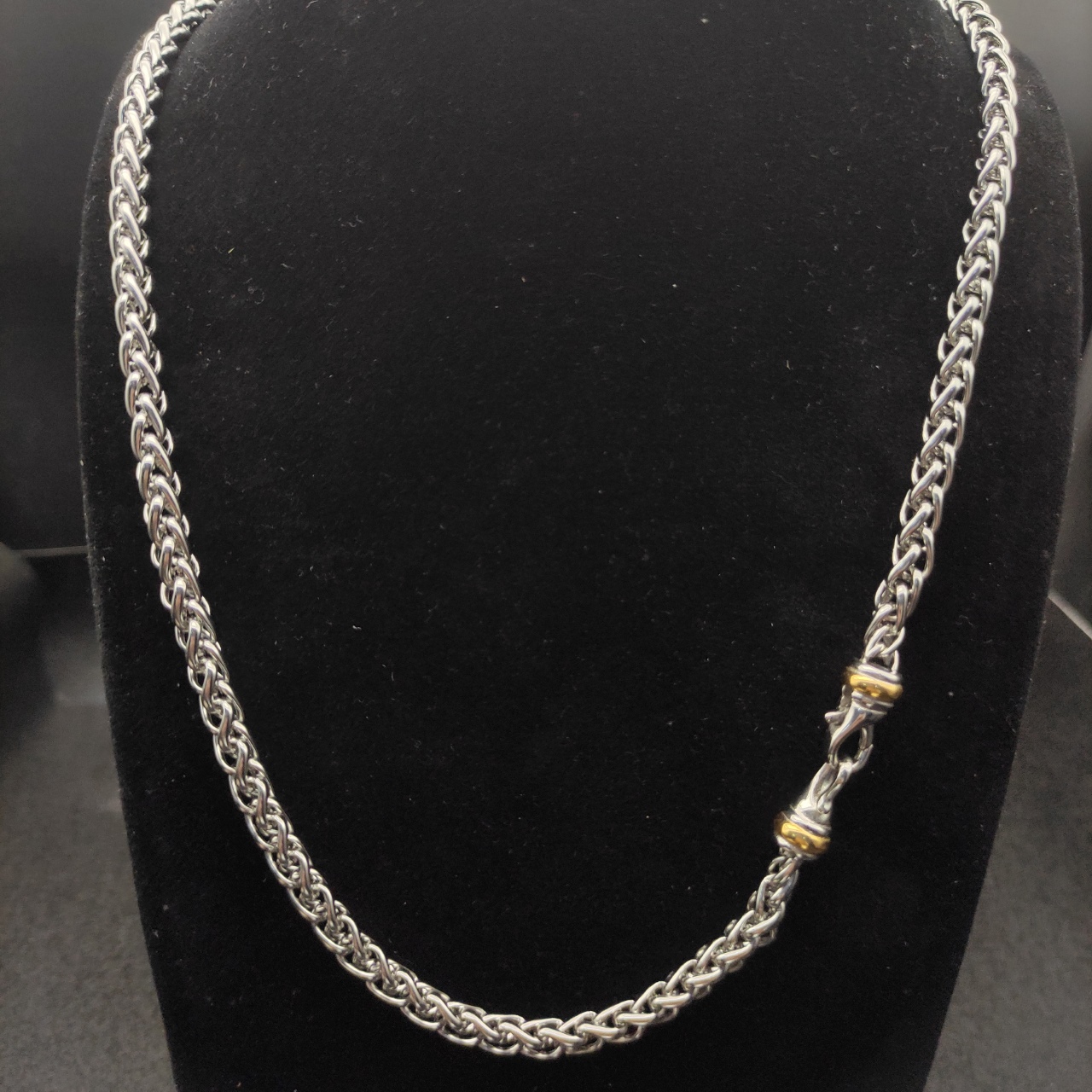 New David Yurman 6MM Split Hook Necklace with Four Dimensions and Delay Chain - 图片 6