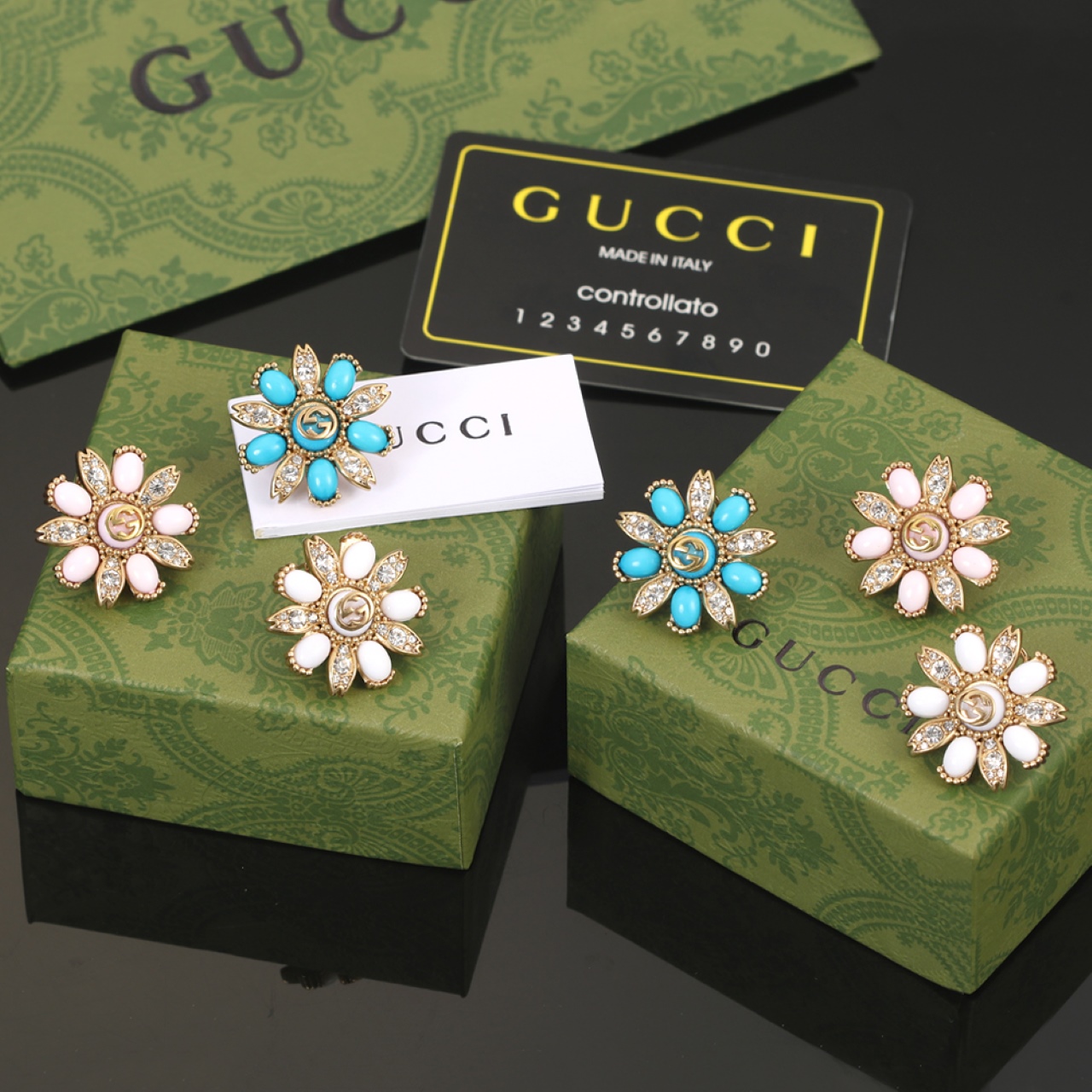 Gucci Gioielleria Orecchino Oro Bianco