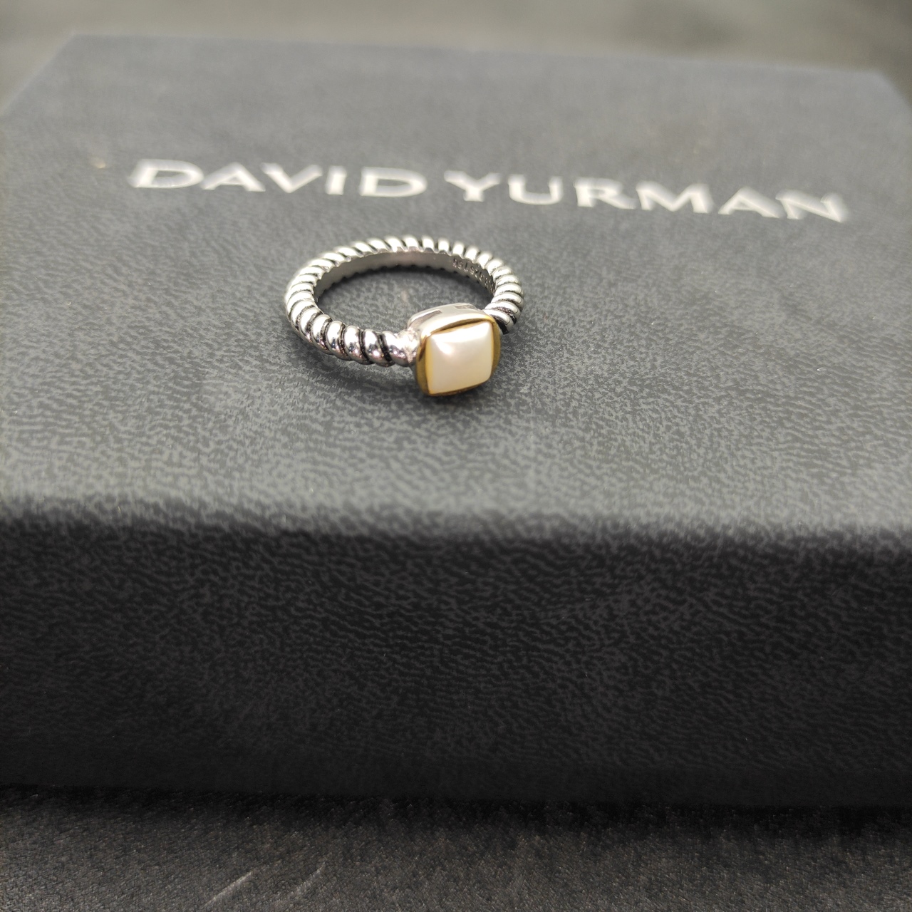 David Yurman 6mm Pearl Ring Size 6-9, DYJZ-055, $380 New - 图片 3