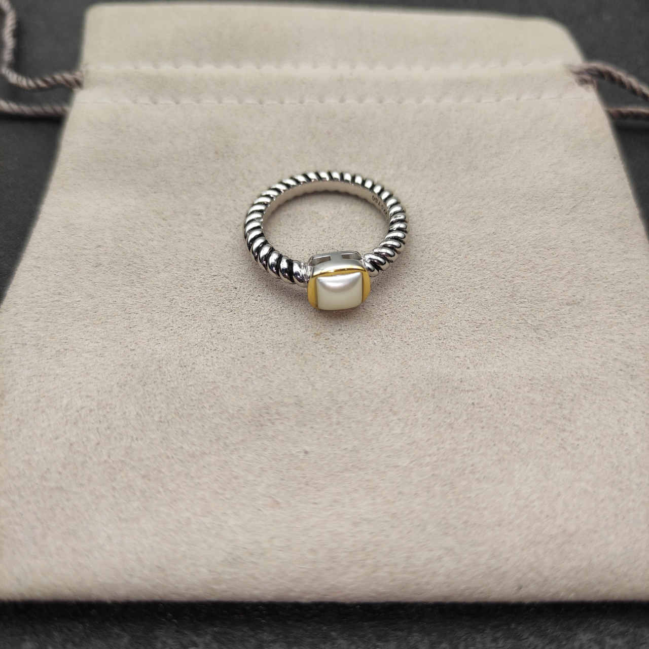 David Yurman 6mm Pearl Ring Size 6-9, DYJZ-055, $380 New - 图片 5