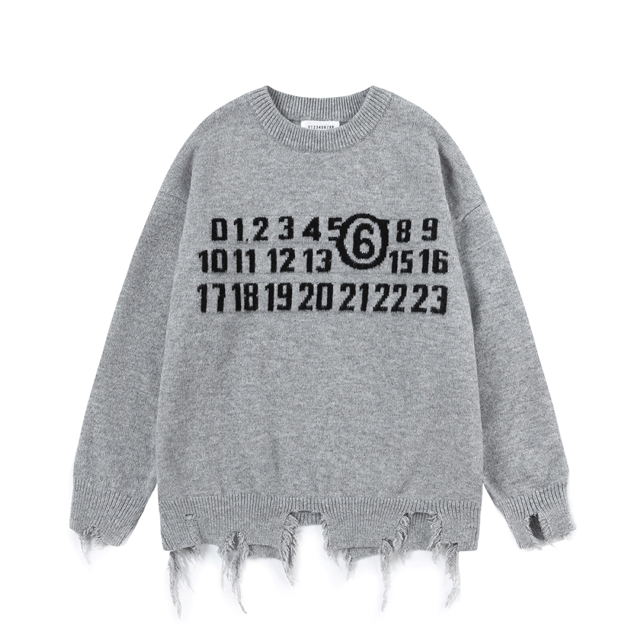 Maison Margiela MM66 Sweater: Soft, Durable, Loose Fit, White, XS-L