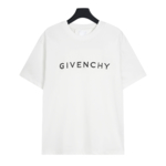 Givenchy Clothing T-Shirt Black White Printing Unisex Cotton
