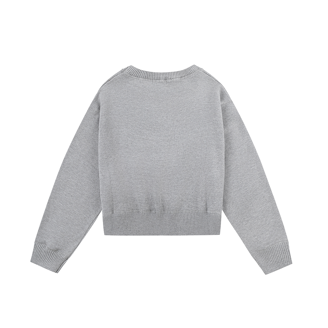 Miumiu’s New Letter Logo Embroidered Fragrance Knitwear: Quality and Elegance in Design. - 图片 2