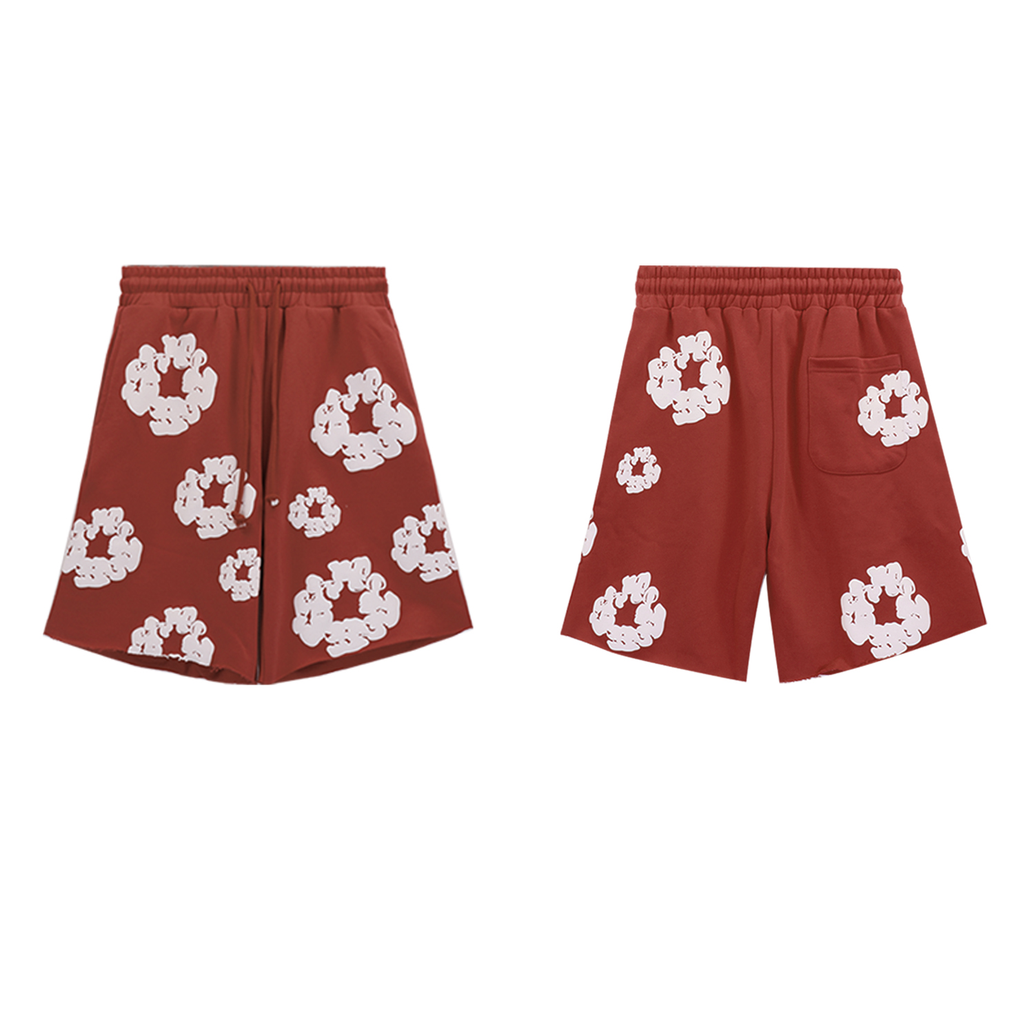 Product Summary: Cotton Wreath Sweetsuit Shorts in 11 colors, 360g fur brush fabric. - 图片 2