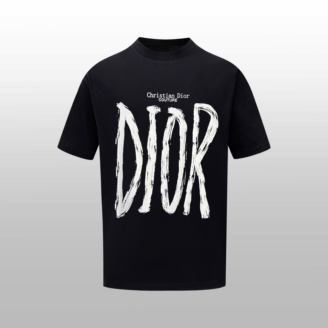 La camiseta de manga corta con cuello redondo y estampado clásico de primavera y verano de DIOR Dior 2024 está confecci…