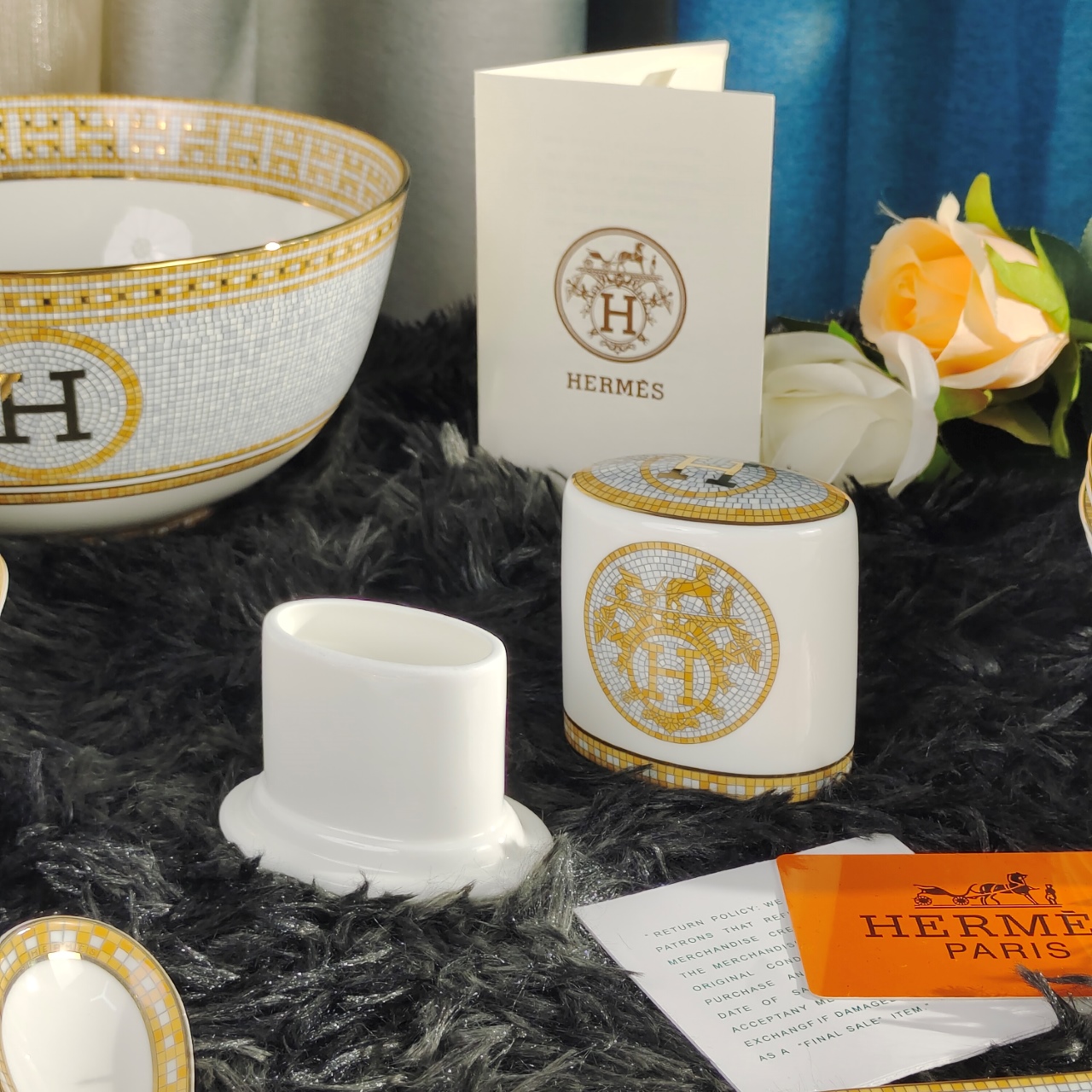 Hermès Maison Lifestyle Luxury Home Decor Blanket Tableware Bedding 6