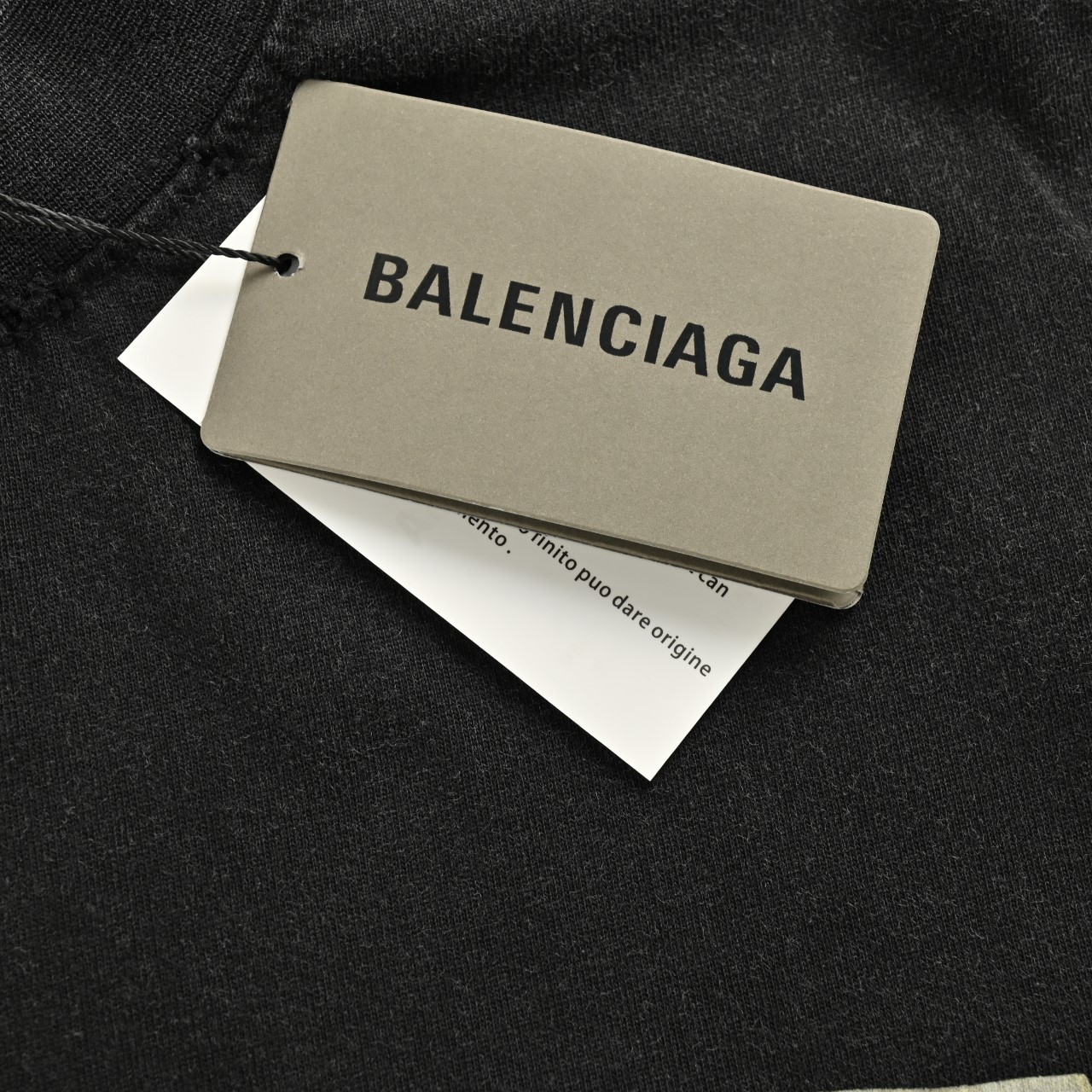 Balenciaga巴黎世家BLCG 胶带字母短袖T恤 Balenciaga 23SS TAPE TYPE美文贴纸胶带凹凸印花工艺