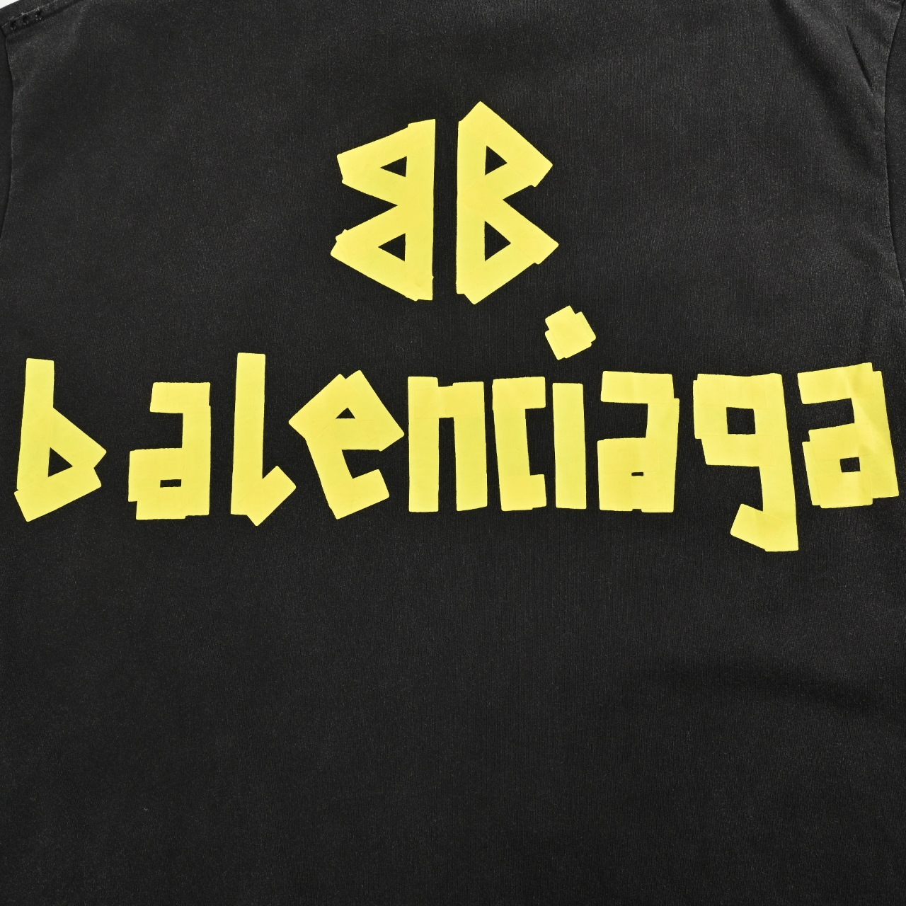 Balenciaga巴黎世家BLCG 胶带字母短袖T恤 Balenciaga 23SS TAPE TYPE美文贴纸胶带凹凸印花工艺