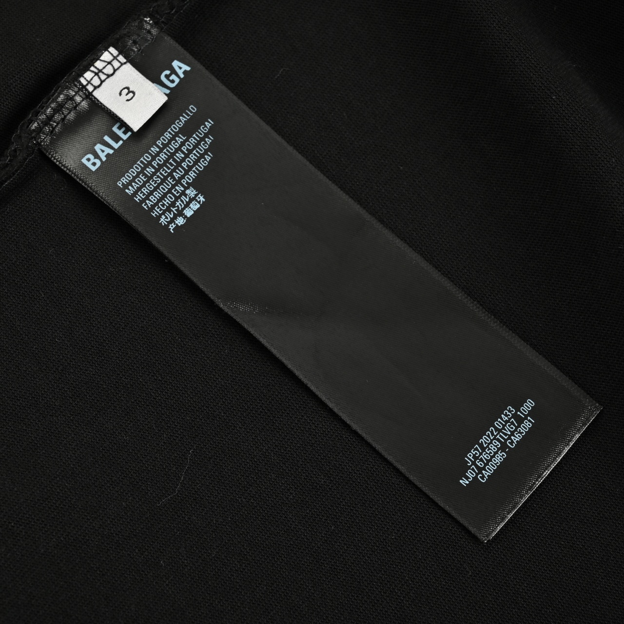 Balenciaga巴黎世家BLCG 胶带字母短袖T恤 Balenciaga 23SS TAPE TYPE美文贴纸胶带凹凸印花工艺