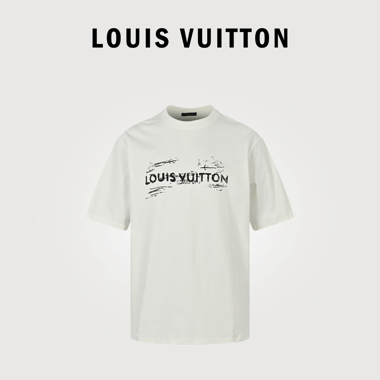 LouisVuitton/路易威登 24ss 涂鸦logo印花短袖T恤