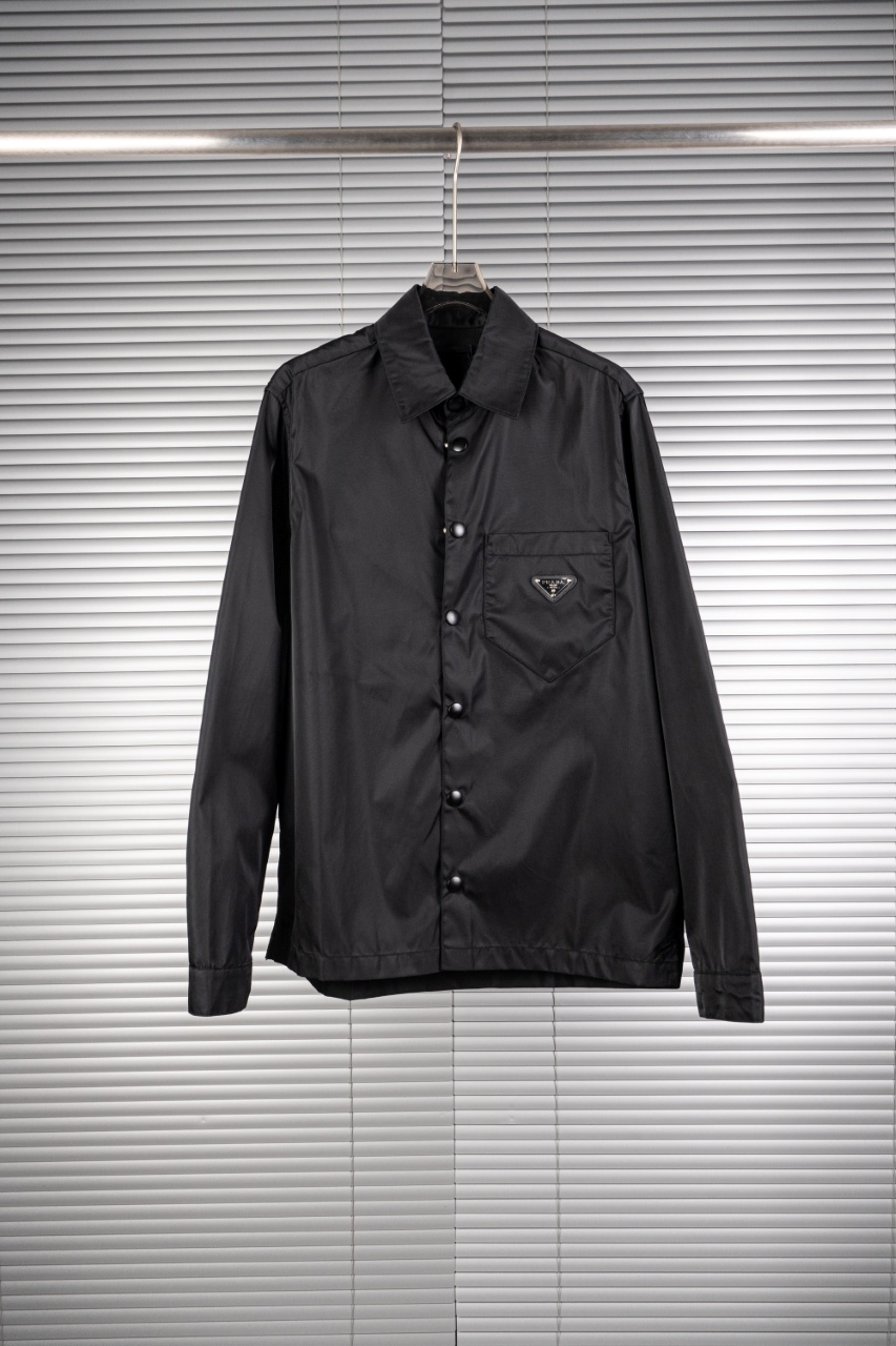 普拉达 Prada 高级成衣风衣外套及大衣服饰 #44021D72 2