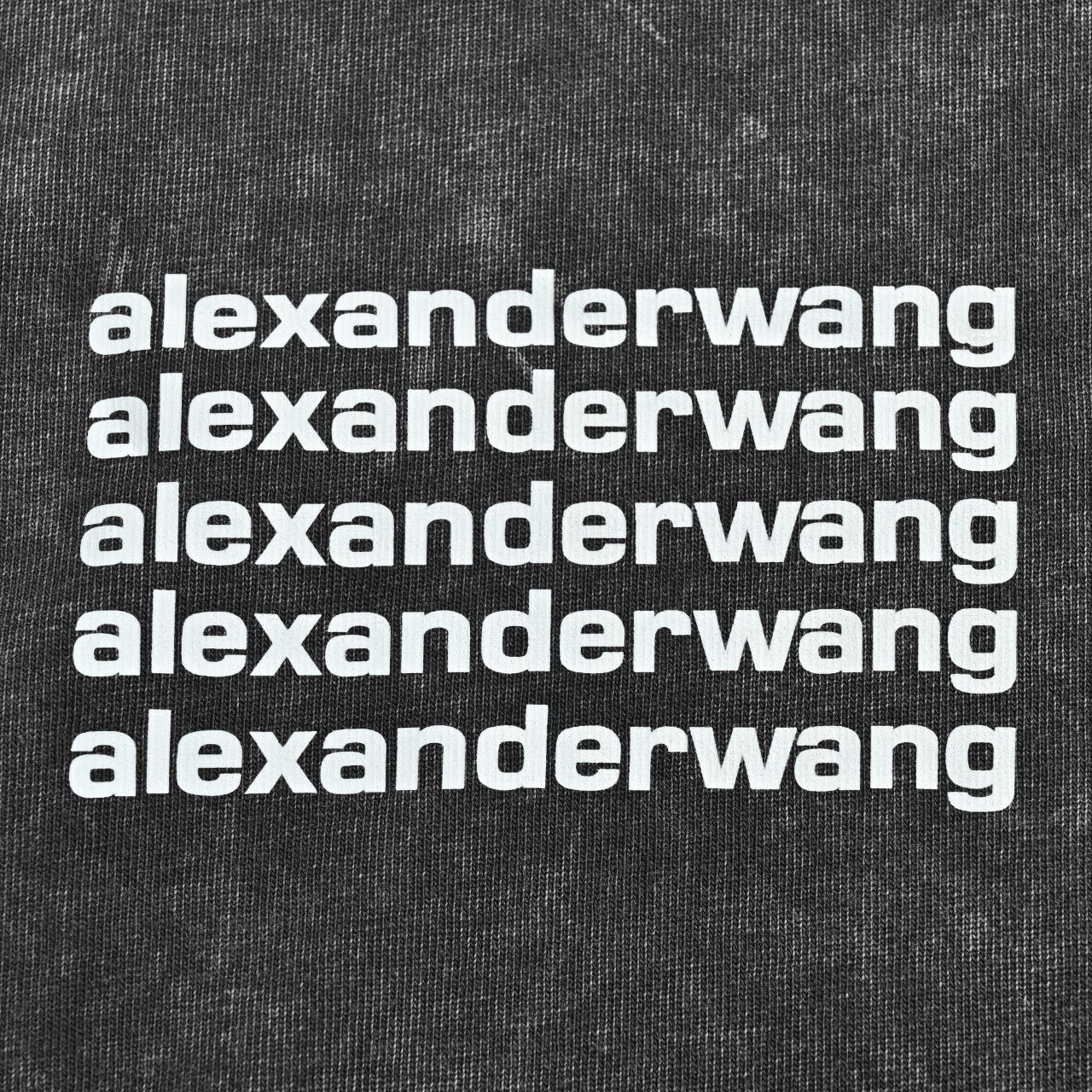 Alexander Wang亚历山大王 24ss 水洗logo短袖T恤