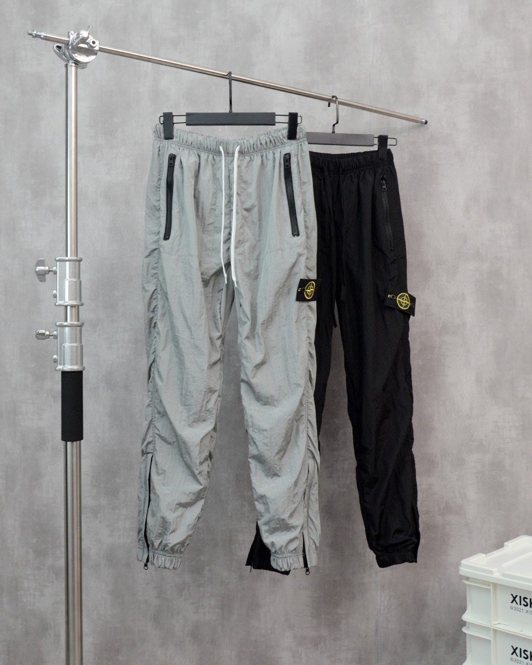 Stone Island Vêtements Culottes & Pantalons Noir Gris