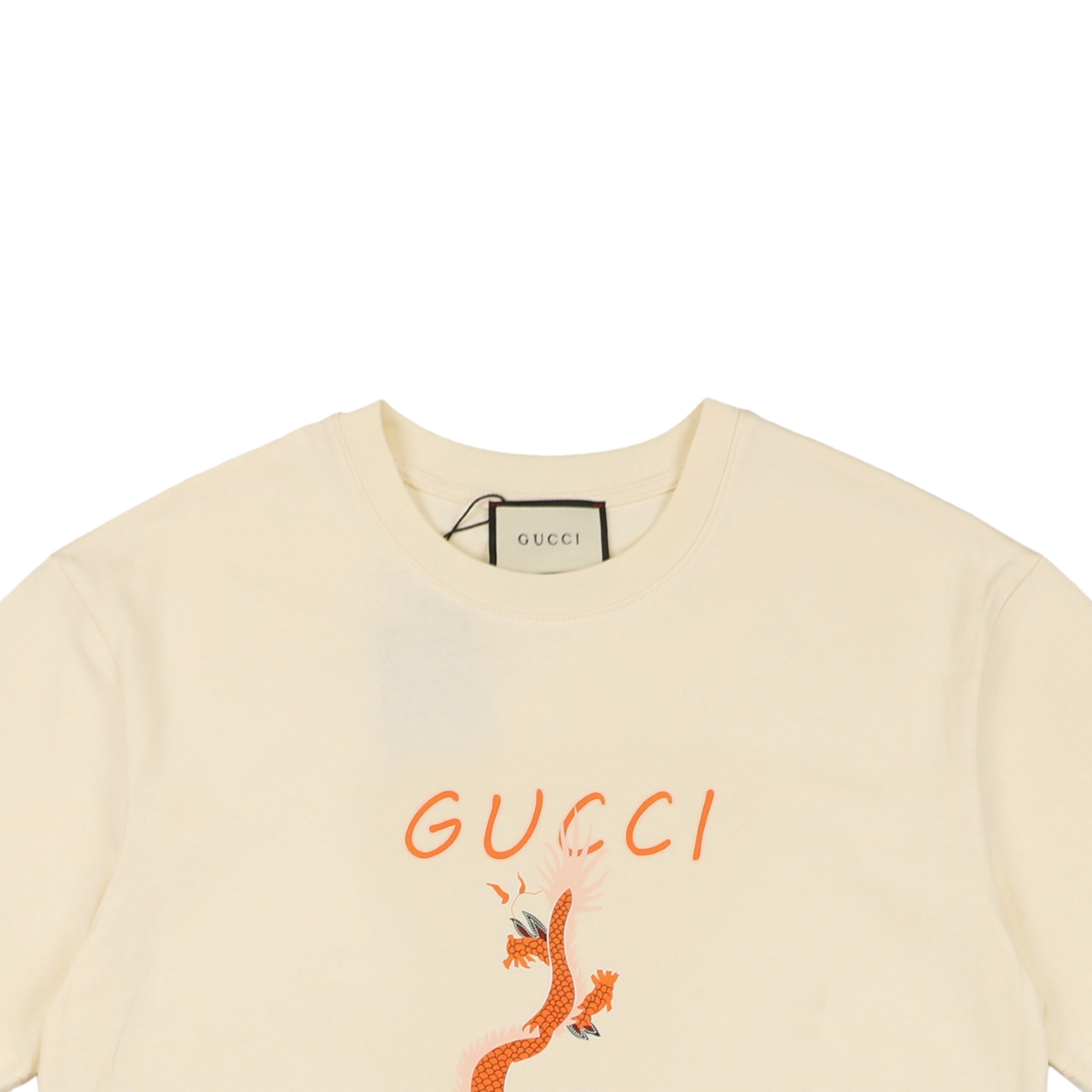 Gucci/古驰 24ss 涂鸦字母飞龙印花短袖