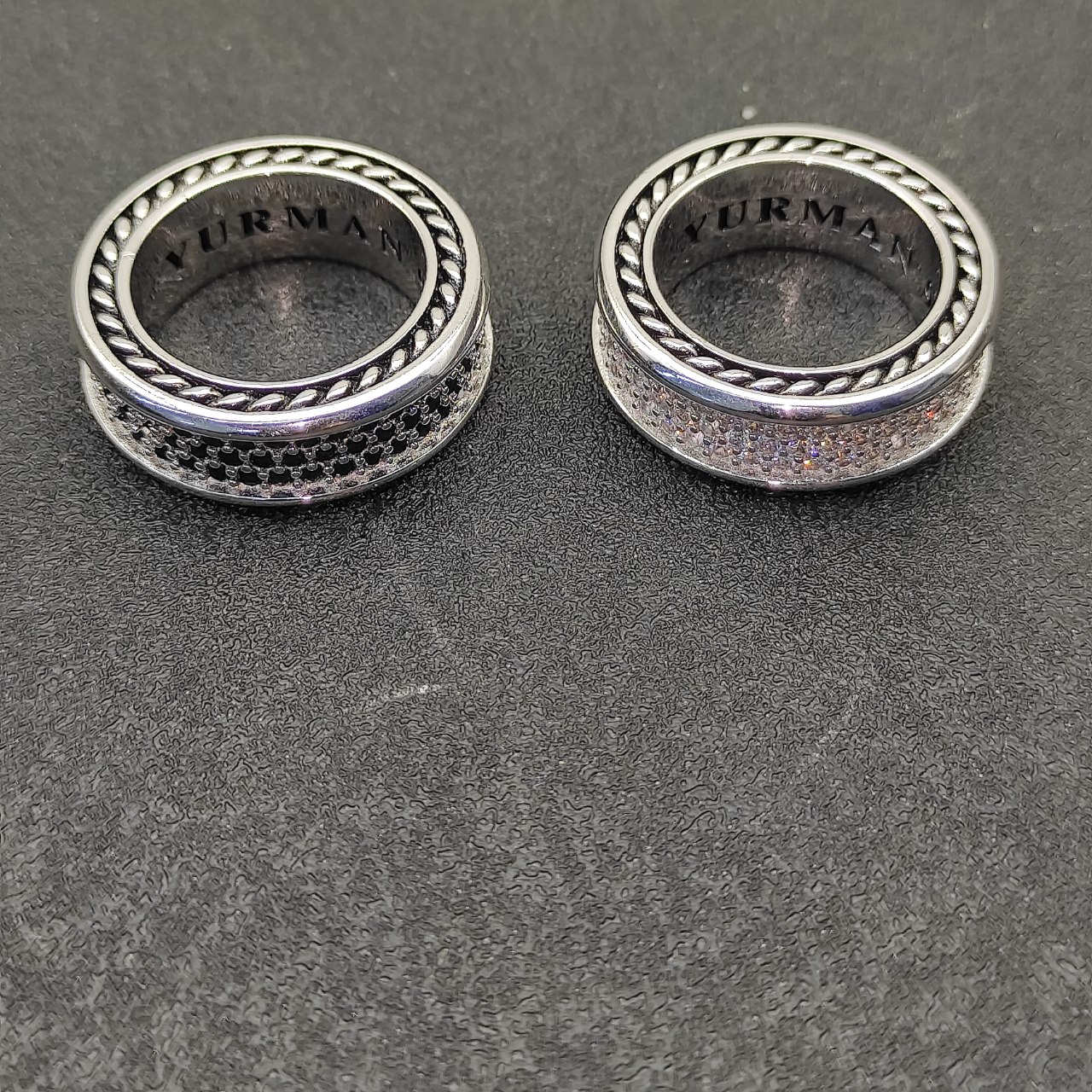 NO:380619,New. David Yurman 8.5MM Newline full diamond ring, available in two styles: white diamond and black diamond, size, six numbers 6-7-8-9-10, No. 11, jewelry fine, ring19860909上新.David Yurman 8.5MM纽线满钻戒指,有白钻和黑钻两个款式, 尺寸美号,6-7-8-9-10,11号六个号,饰品精品,ring,Jewelry