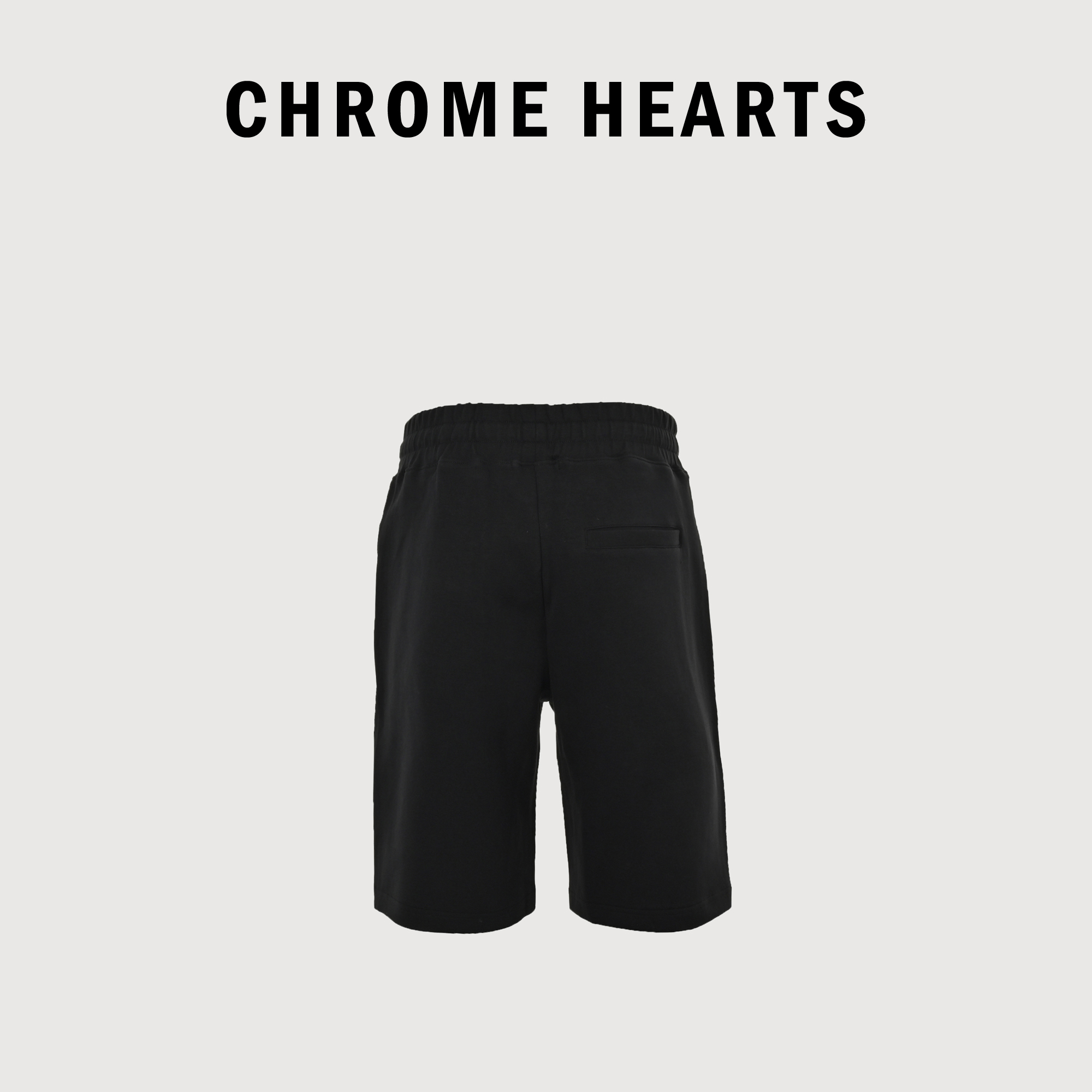 克罗心/Chrome Hearts 2024立体十字花短裤 C30 67 300g菲乐棉