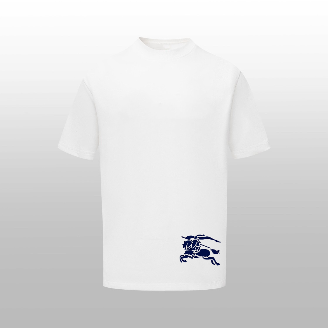 BURBERRY Burberry 2024 primavera-verano clásico estampado camiseta de cuello redondo de manga corta, utiliza 260 gramos…