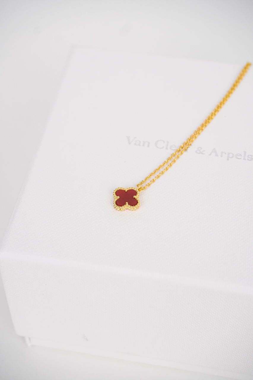 Van Cleef & Arpels Bijoux Colliers & Pendentifs Acheter une réplique chaude bon marché de haute qualité
 Or Rouge Jaune Serti diamants