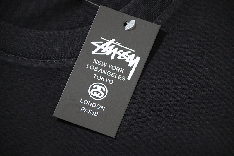 S889620#P47 Stussy斯图西纯棉短袖T恤 黑色 白色 M L XL 2XL 3XL