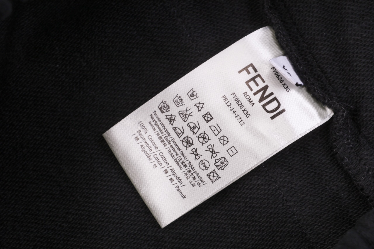 Fendi/芬迪 24ss 侧边FF提花织带短裤