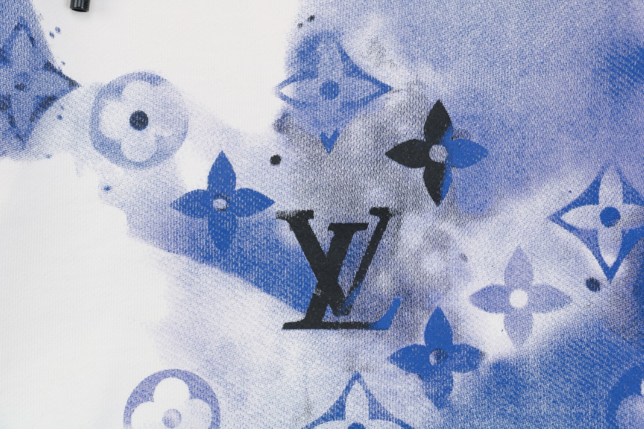 1v 24ss 渲染蓝老花字母印花短裤-Chinese UA Cheap High Quatity Brand Clothes Bags handbags Sneakers wholesale wholesaler seller from China Factory suppliers Fashion Clothing Shoes best Quality Beautiful Price 1v 24ss 渲染蓝老花字母印花短裤